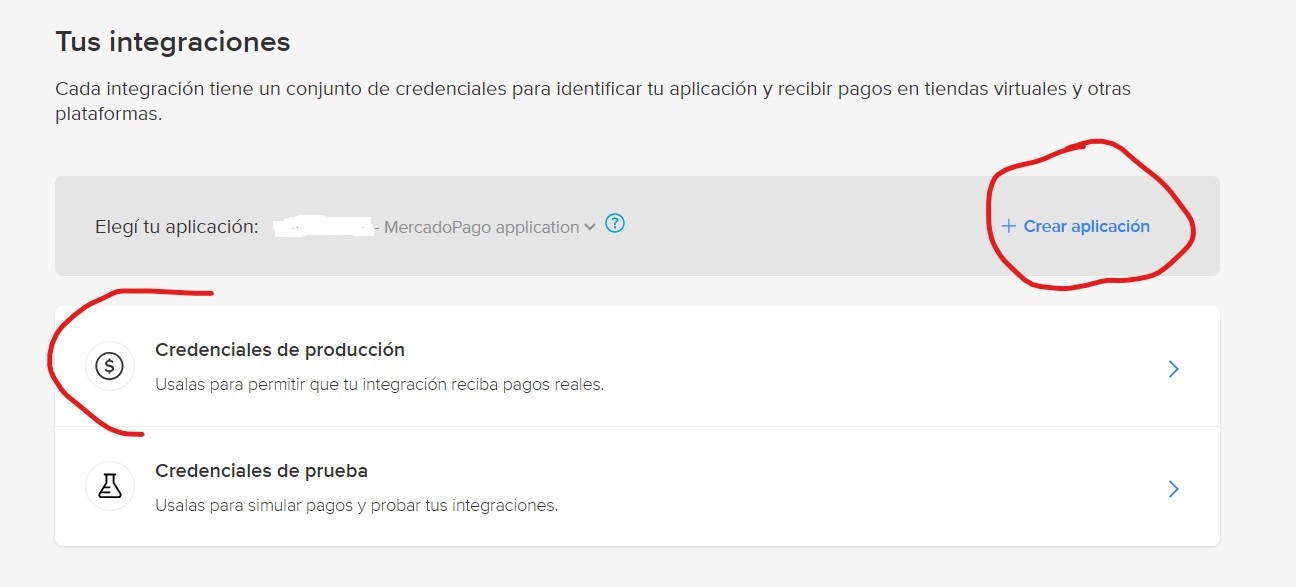 Paso 1 - Ingreso a Mercado Pago